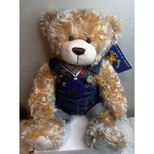 Build-A-Bear BAB Teddy Bear Centennial Plush In Outfit Medal NEW Christmas Gift